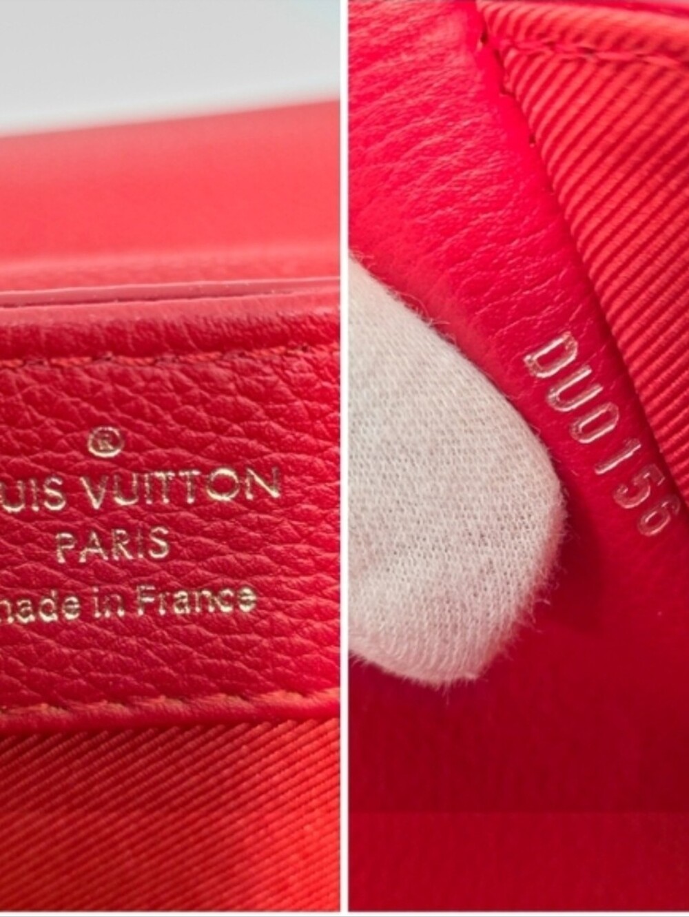 Louis Vuitton Lockme II BB Red Calfskin Leather Flap Crossbody Bag - Picture 16 of 16